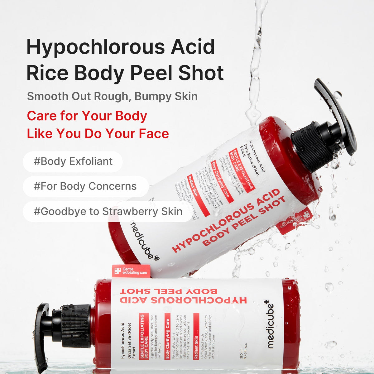 Ryżowy peeling do ciała z kwasem podchlorawym Peel Shot