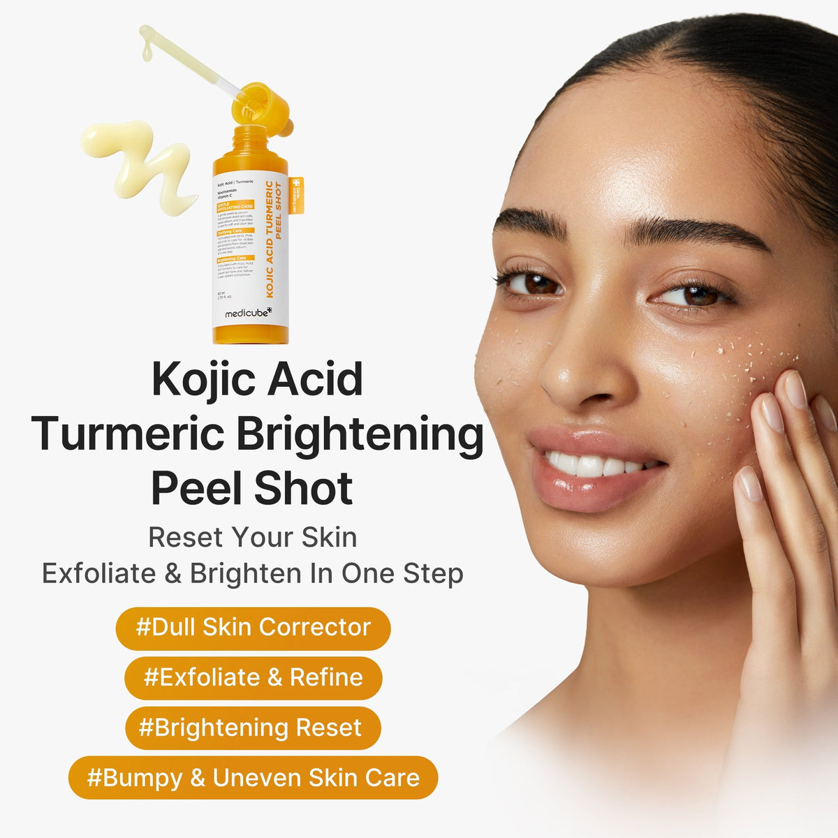 Peeling z kwasem kojowym i kurkumą Peel Shot