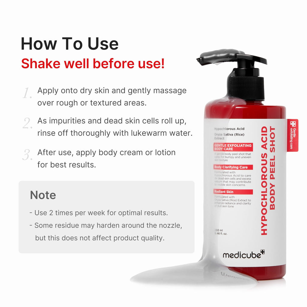 Ryżowy peeling do ciała z kwasem podchlorawym Peel Shot