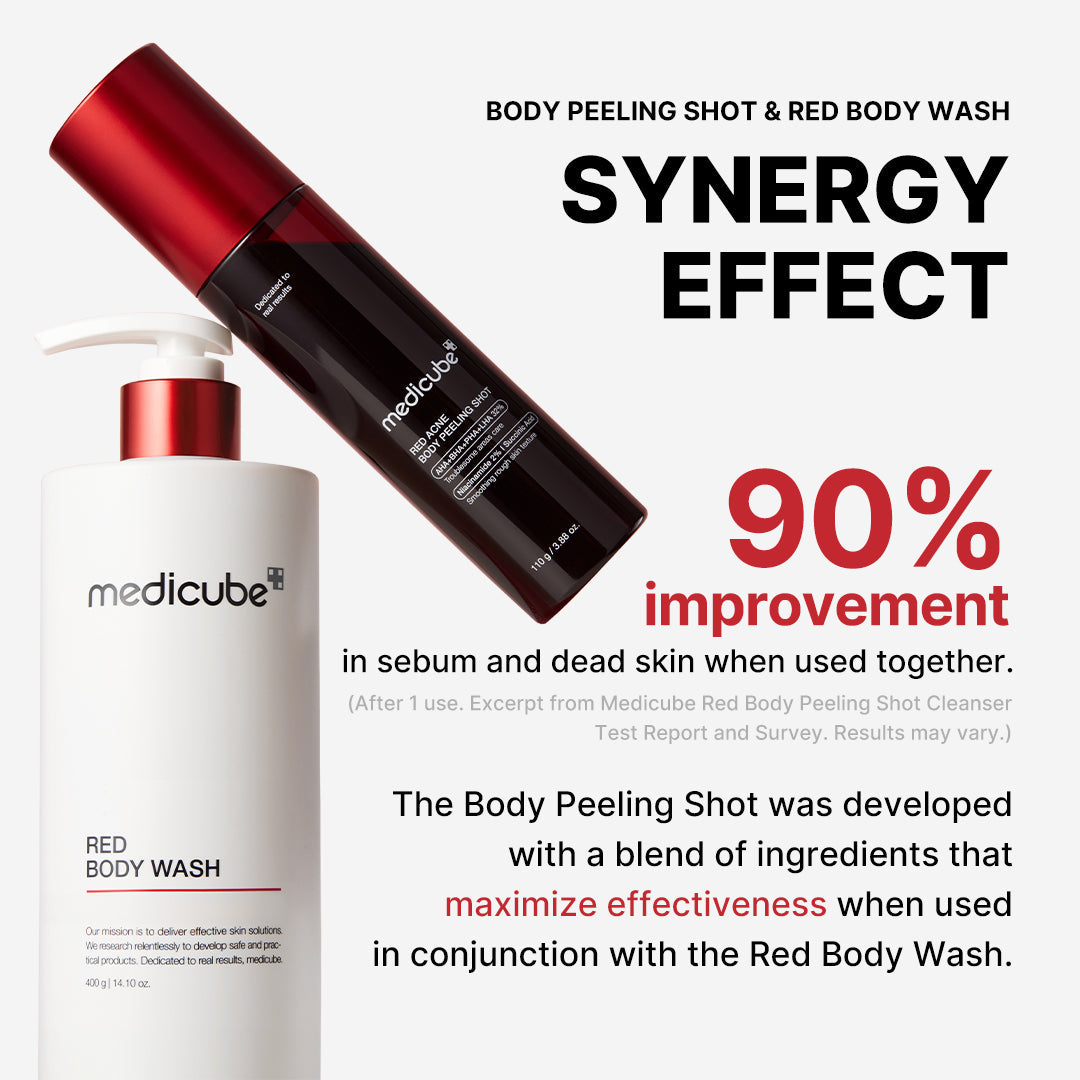 Peelingujący żel do mycia ciała Red Body Peeling Shot