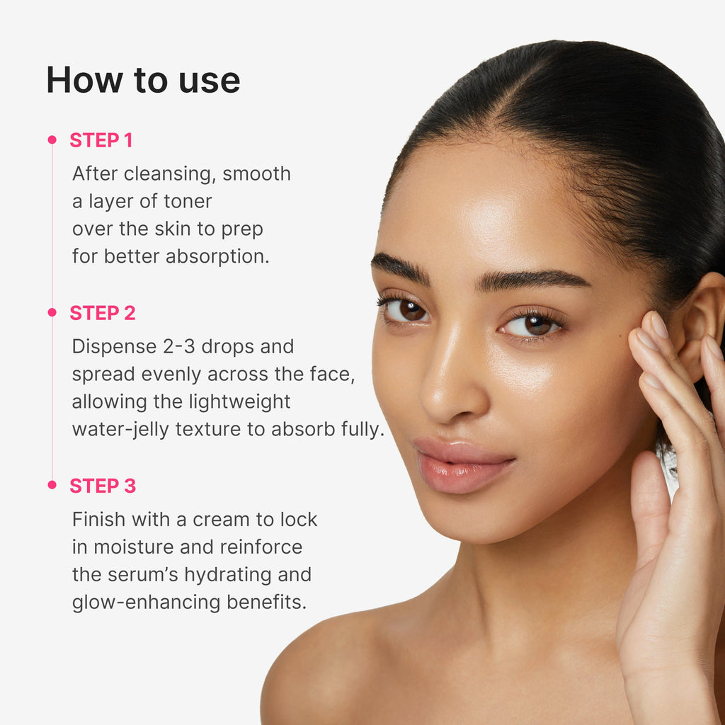 Rozświetlające serum żelowe PDRN Pink Collagen Glow