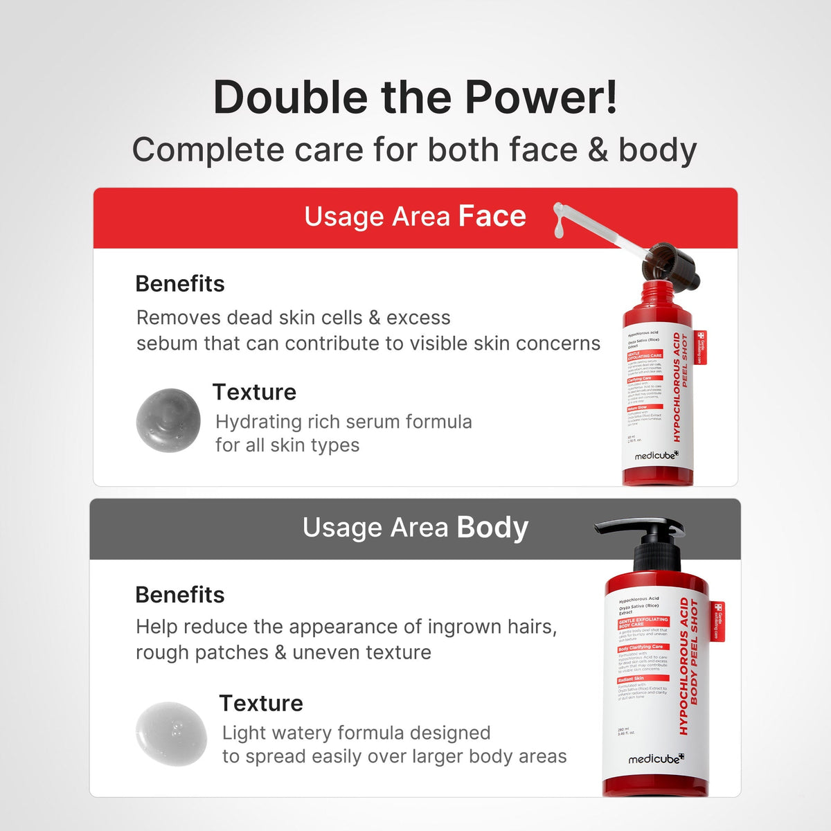Ryżowy peeling do ciała z kwasem podchlorawym Peel Shot