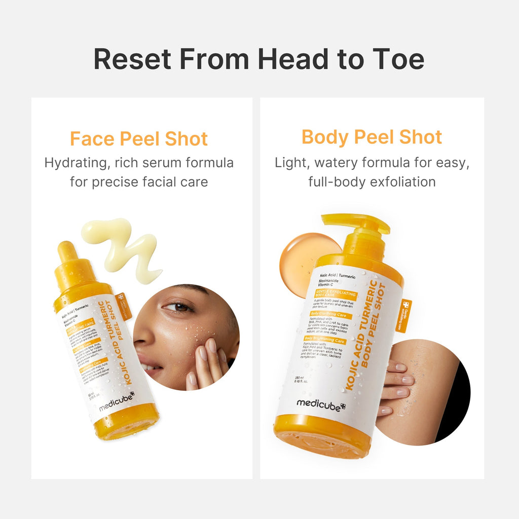 Peeling do ciała z kwasem kojowym i kurkumą Body Peel Shot