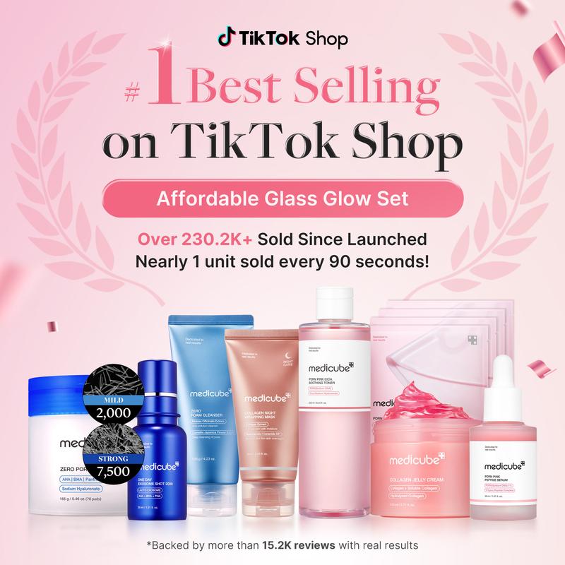Kompletny zestaw pielęgnacyjny K-Beauty Glass Glow [8 elementów]