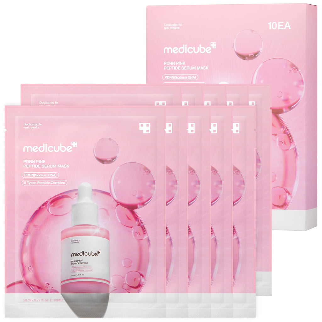 Maska z ampułką peptydową PDRN Pink