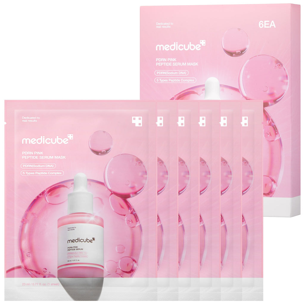 Maska z ampułką peptydową PDRN Pink