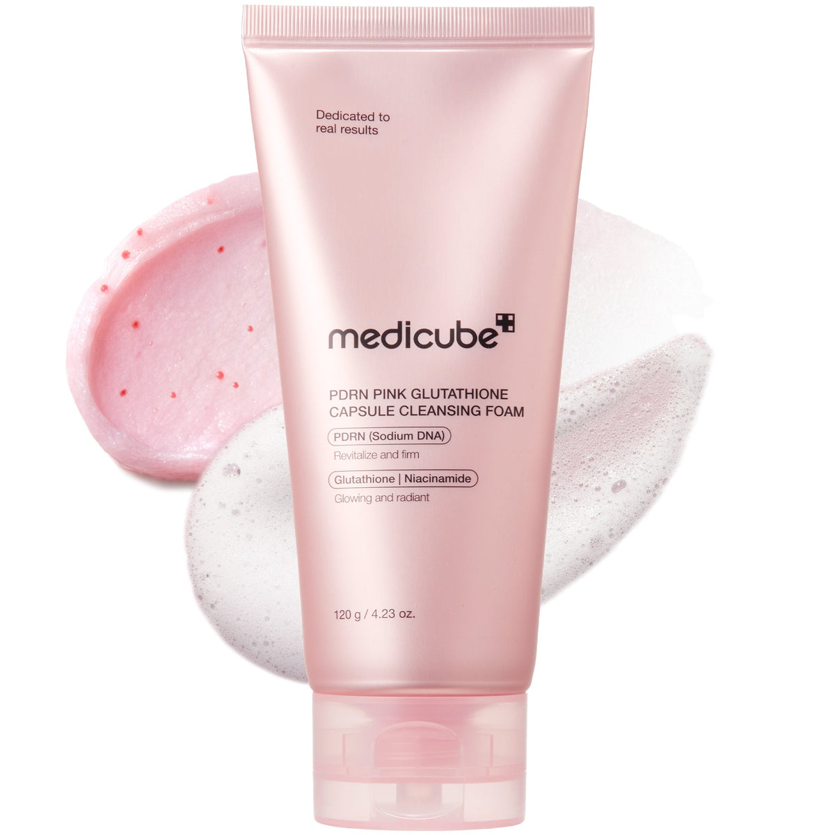Pianka oczyszczająca z kapsułkami i glutationem PDRN Pink