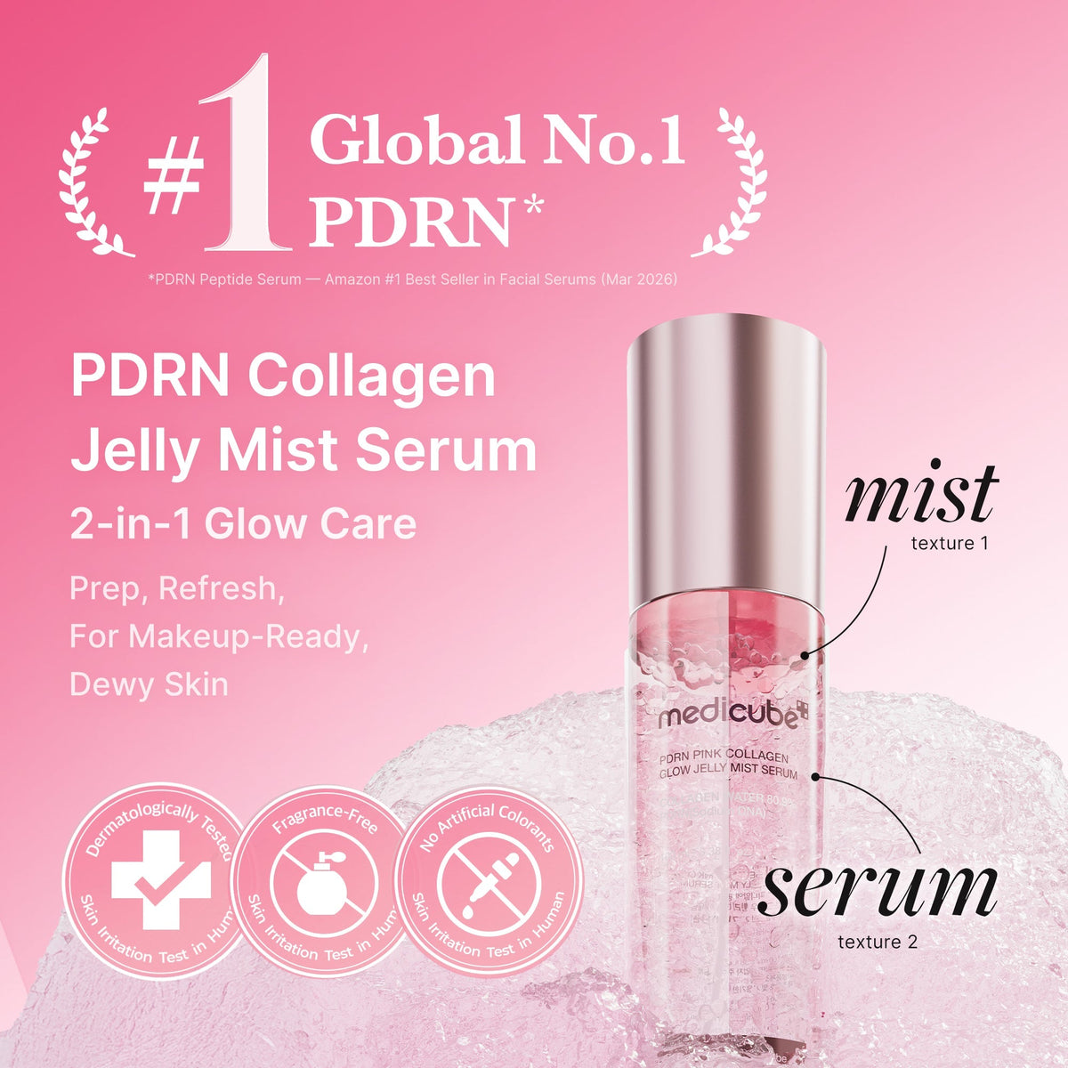 Rozświetlające serum-mgiełka PDRN Pink Collagen Glow Jelly
