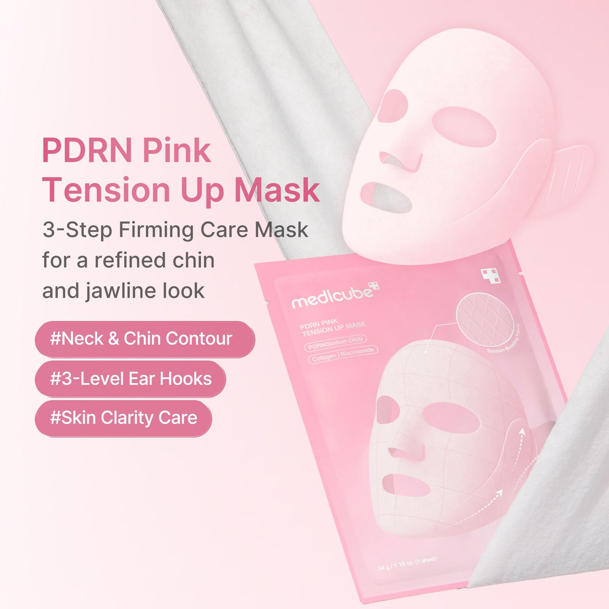 Maska napinająca PDRN Pink Tension Up