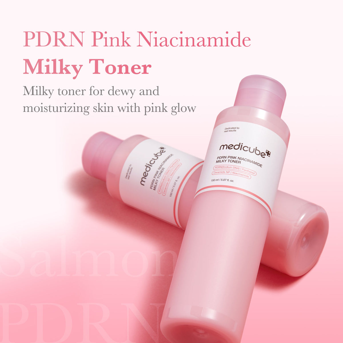 Mleczny tonik z niacynamidem PDRN Pink