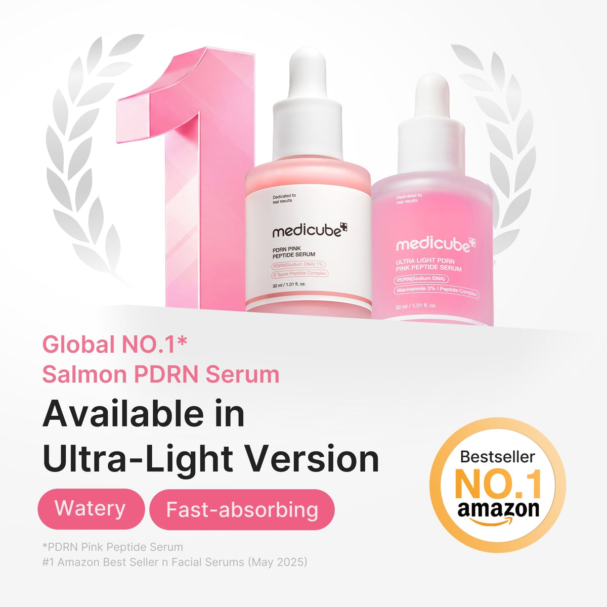 Ultralekkie serum peptydowe PDRN Pink