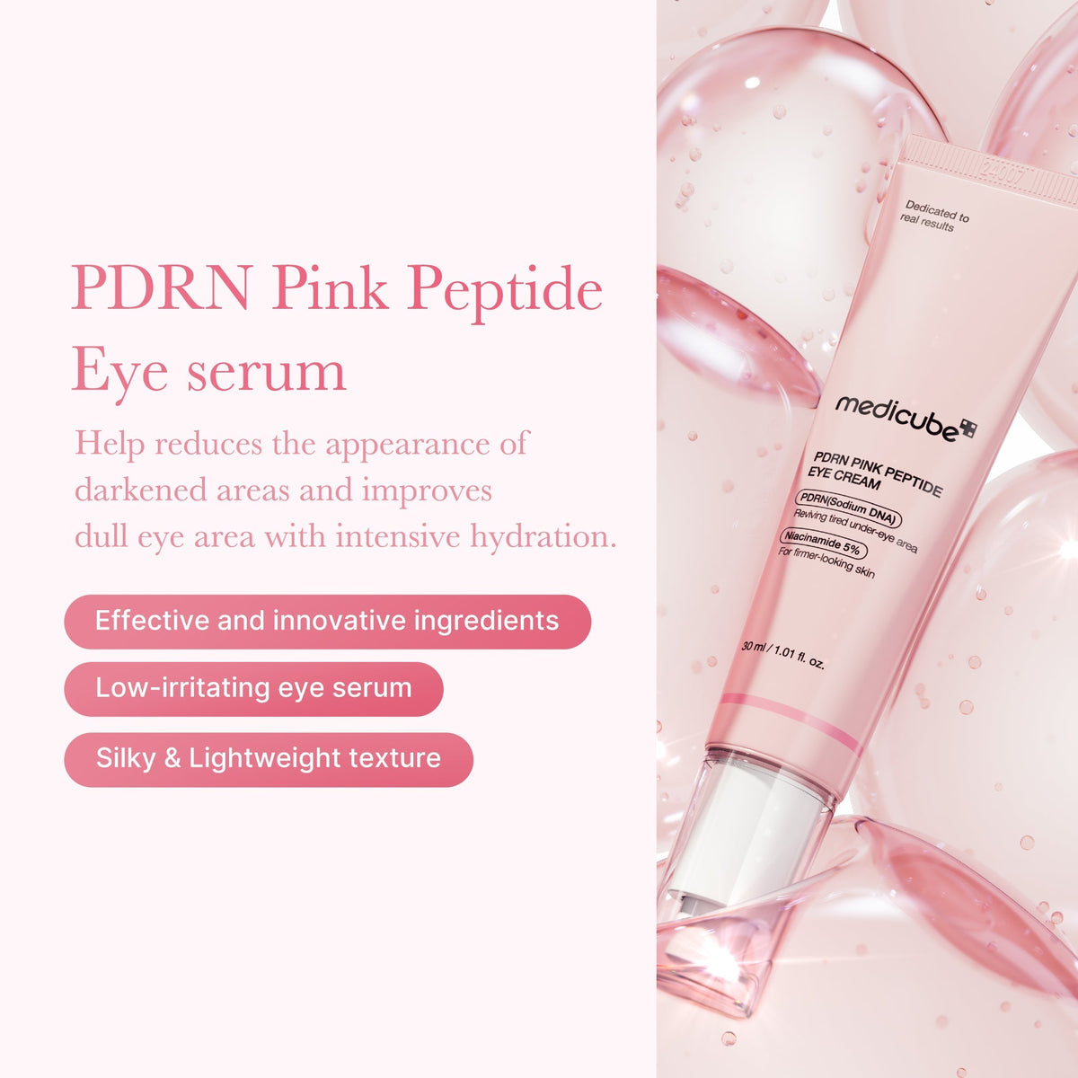 Peptydowy krem pod oczy PDRN Pink