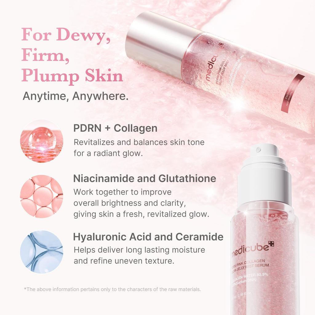 Rozświetlające serum-mgiełka PDRN Pink Collagen Glow Jelly