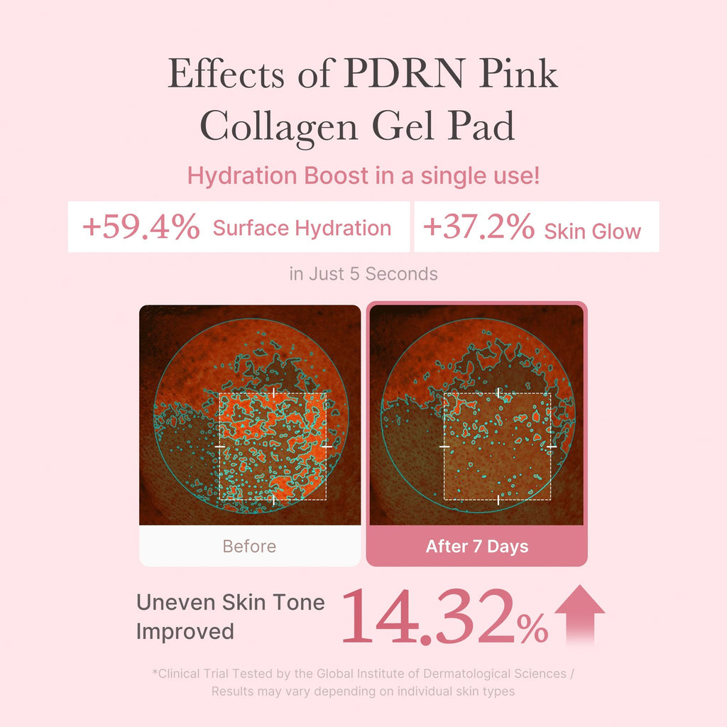 Żelowe płatki tonizujące PDRN Pink Collagen