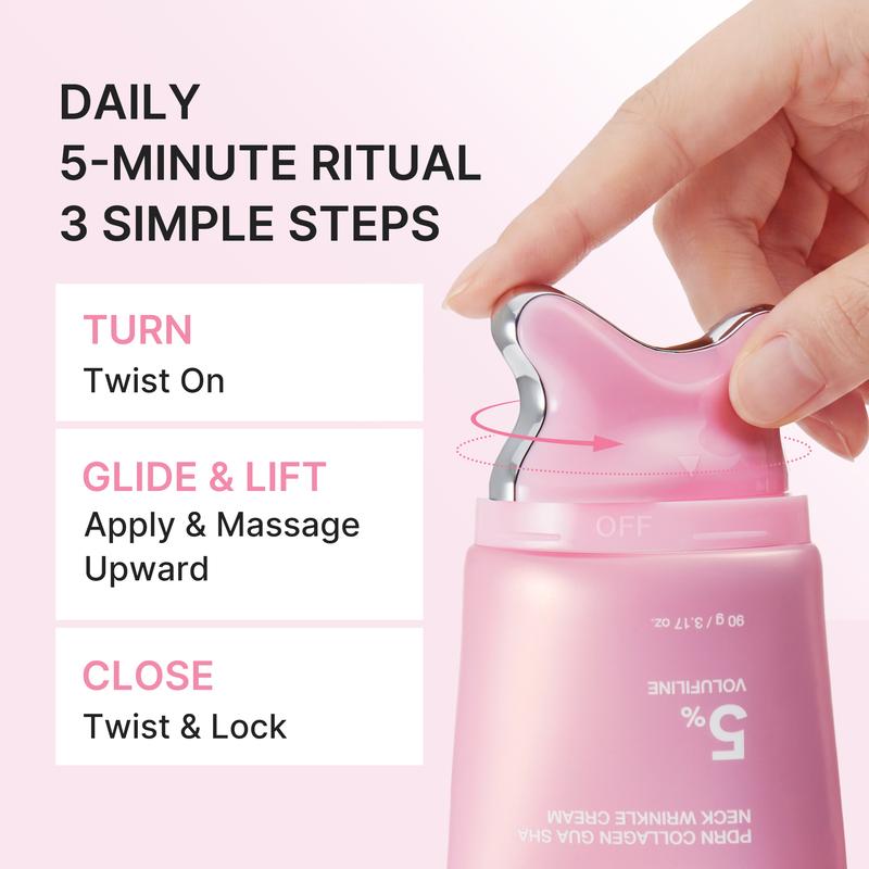 [NOWOŚĆ] [K-Beauty] Krem przeciwzmarszczkowy na szyję z PDRN, kolagenem i Gua Sha